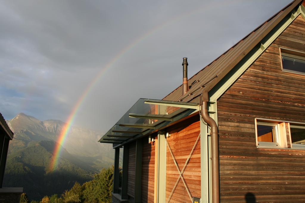 Nebesa Chalets Kobarid Exteriör bild